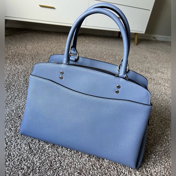 Coach Lillie Carryall Satchel Blue - Picture 2 of 6